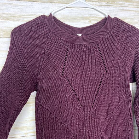 Lululemon The Sweater The Better Knit Sweater Heathered Bordeaux Drama - Picture 4 of 8